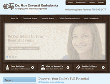 Tablet Screenshot of drmattgaworski.com
